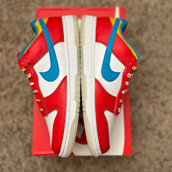 Nike Dunk Low QS, 7.5 Men’s / 9 Women’s, Fruity Pebbles x LeBron James - Picture 5 of 11